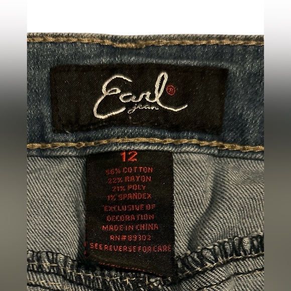 Western Core Earl Jeans Denim Skirt Summer Country Concert Women’s Size 12 - Picture 5 of 5